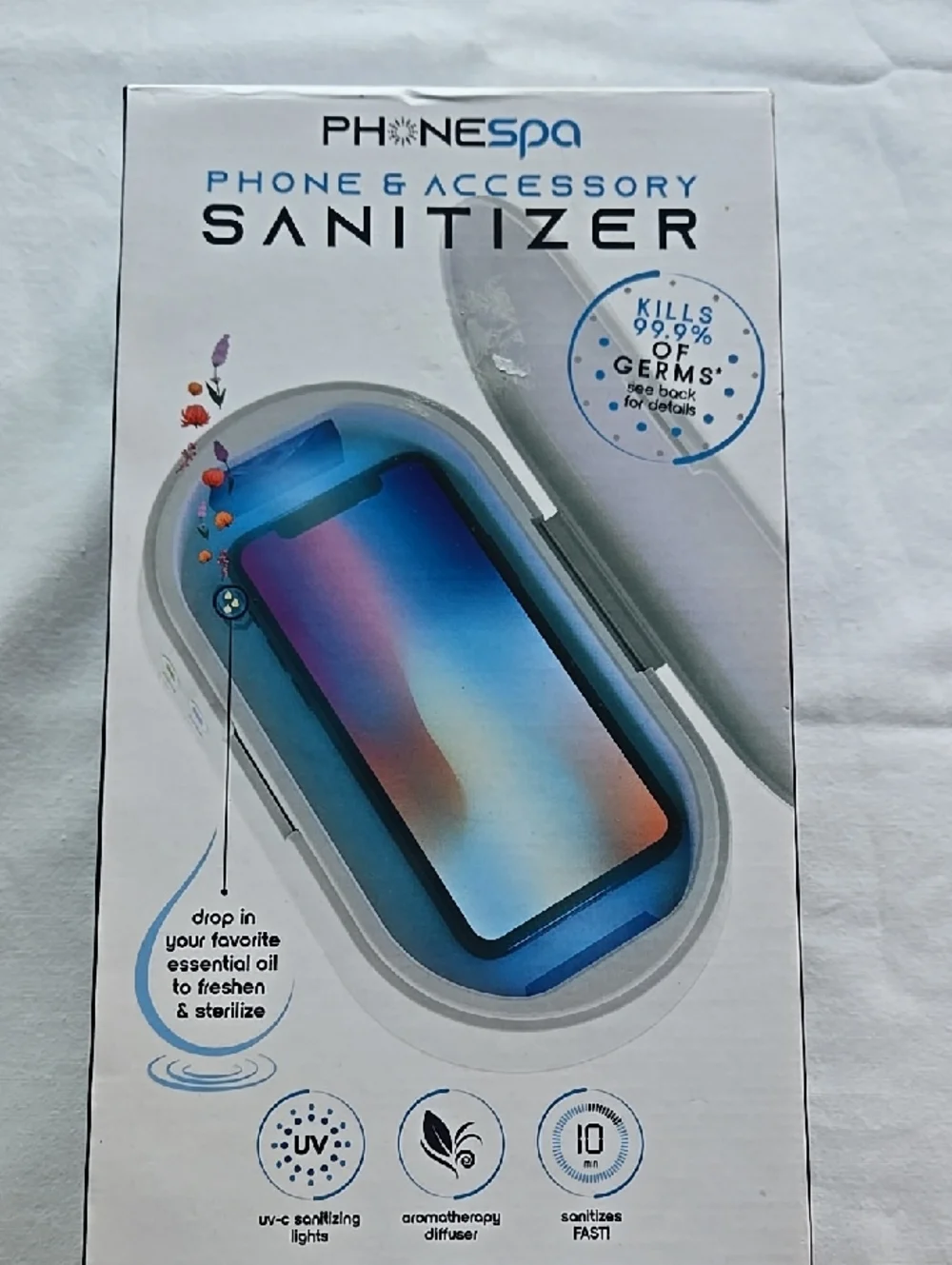 Blue Phone & Accessory Sanitizer